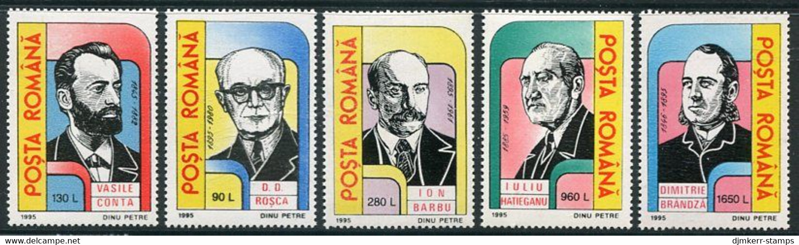 ROMANIA 1995 Personalities MNH / **.  Michel 5103-07 - Unused Stamps