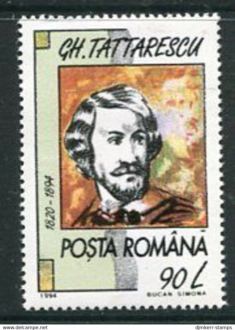 ROMANIA 1994 Tattarescu Anniversary MNH / **.  Michel 5061 - Unused Stamps