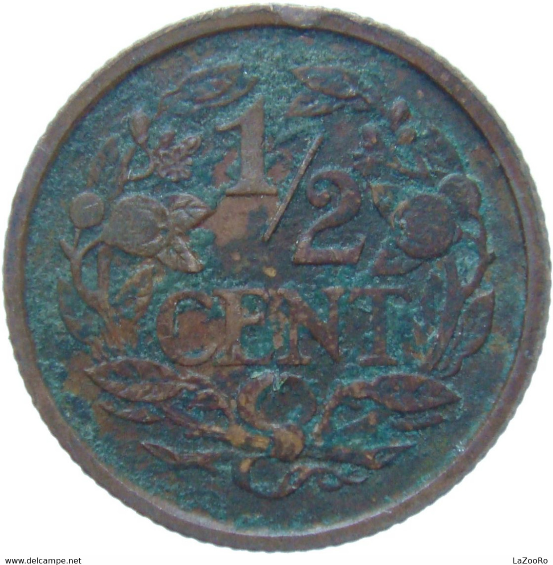 LaZooRo: Netherlands 1/2 Cent 1909 XF - 0.5 Cent