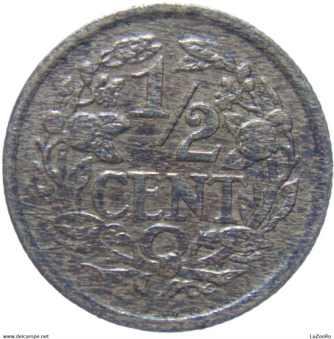 LaZooRo: Netherlands 1/2 Cent 1922 XF - 0.5 Cent