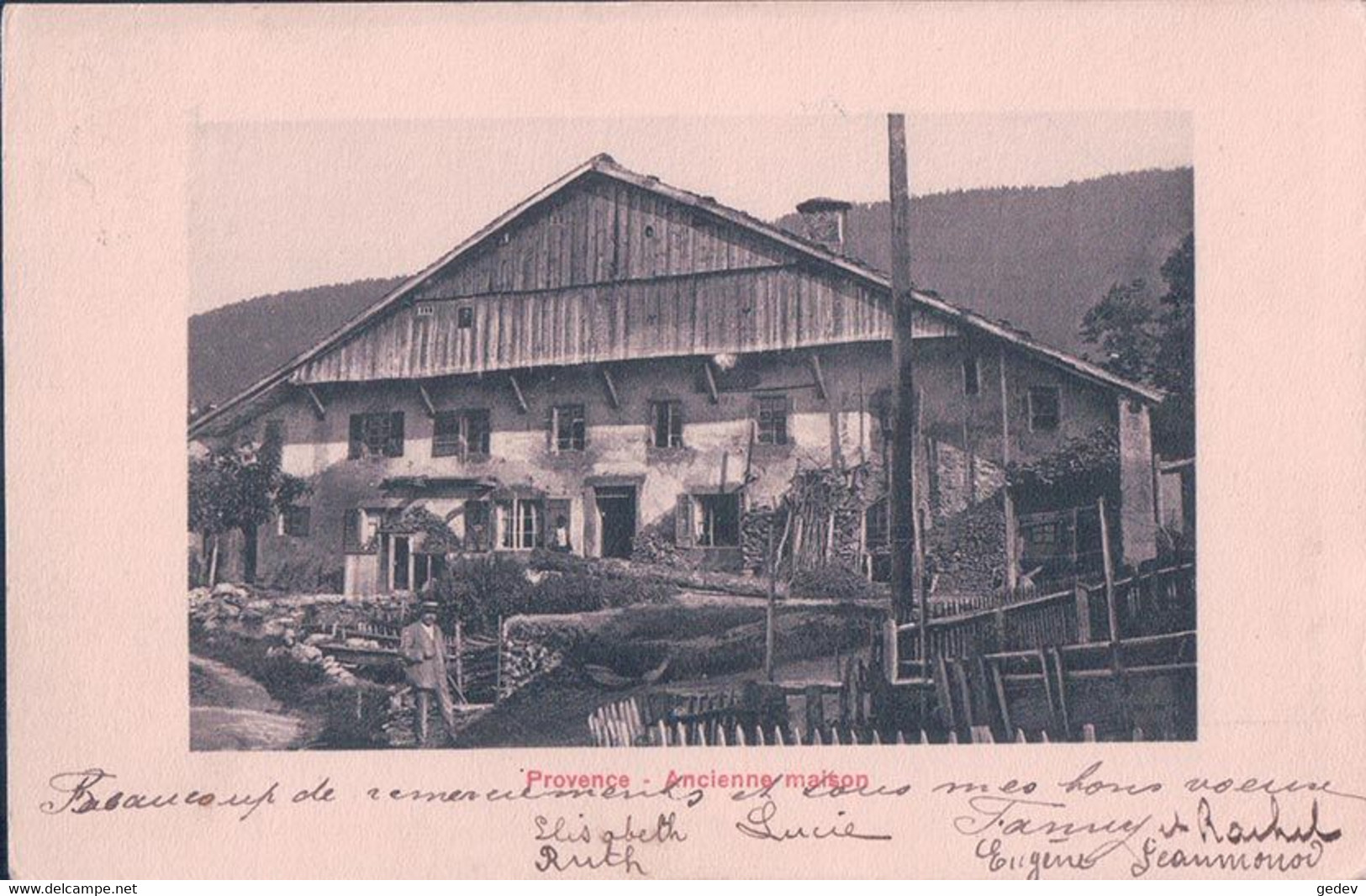 Provence VD, Ancienne Ferme (31.12.1908) - Provence