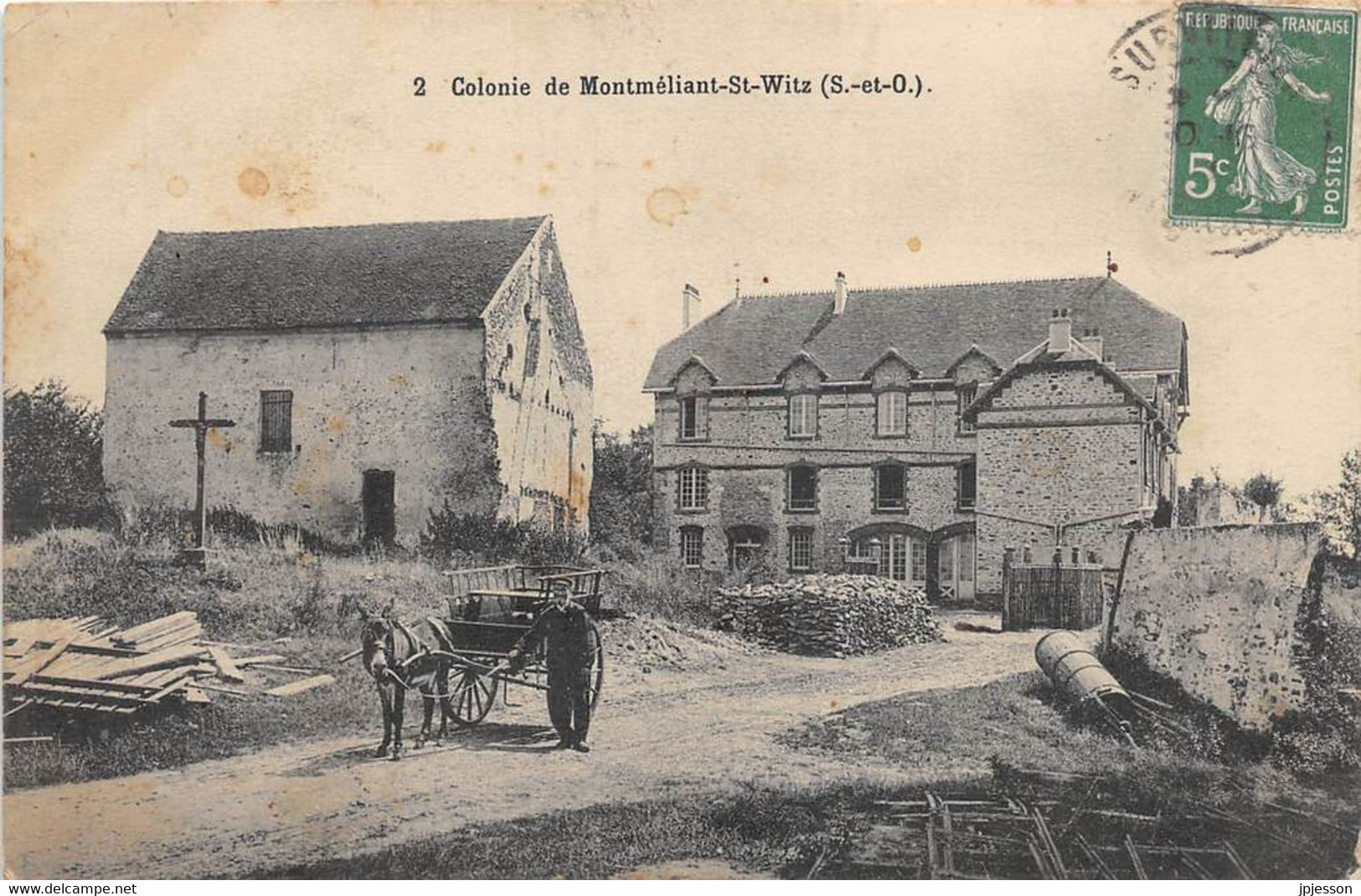 VAL D'OISE  95  COLONIE DE MONTMELIANT - SAINT WITZ - Saint-Witz