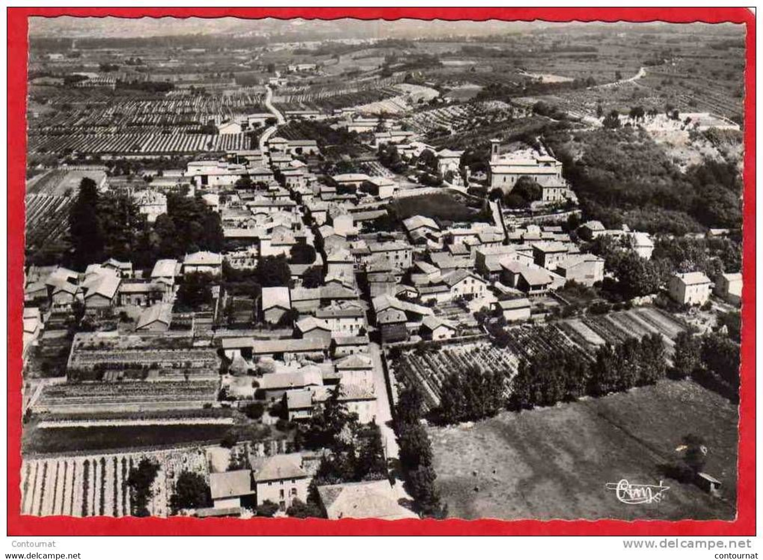 CPSM 38 CHANAS Vue Aérienne  Prés Péage De Roussillon  * Format CPM - Chanas