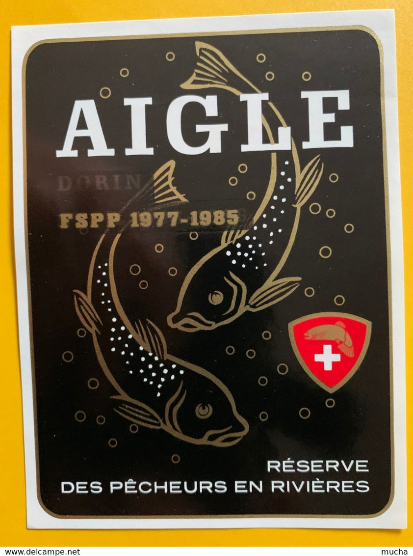 15904 - Aigle FSPP 1977-1985 Réserve Des Pêcheurs En Rivières - Fische