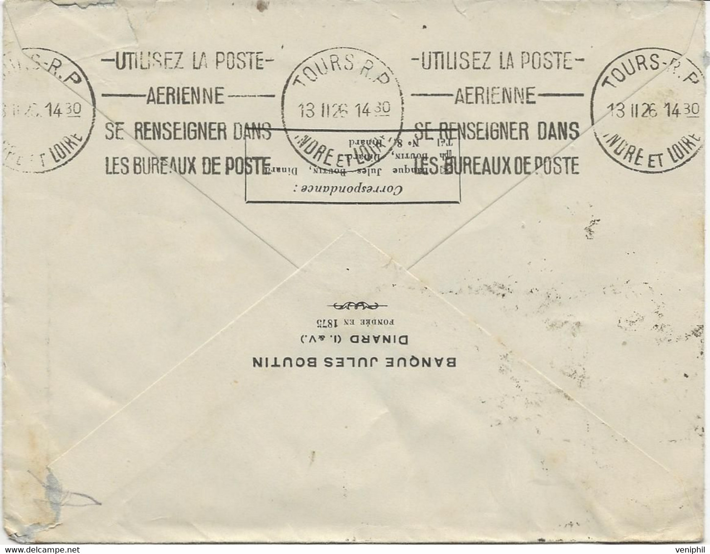 LETTRE OBLITERATION DAGUIN " VISITEZ DINARD LA PLAGE DES ELEGANTES - 1928 - Mechanical Postmarks (Other)