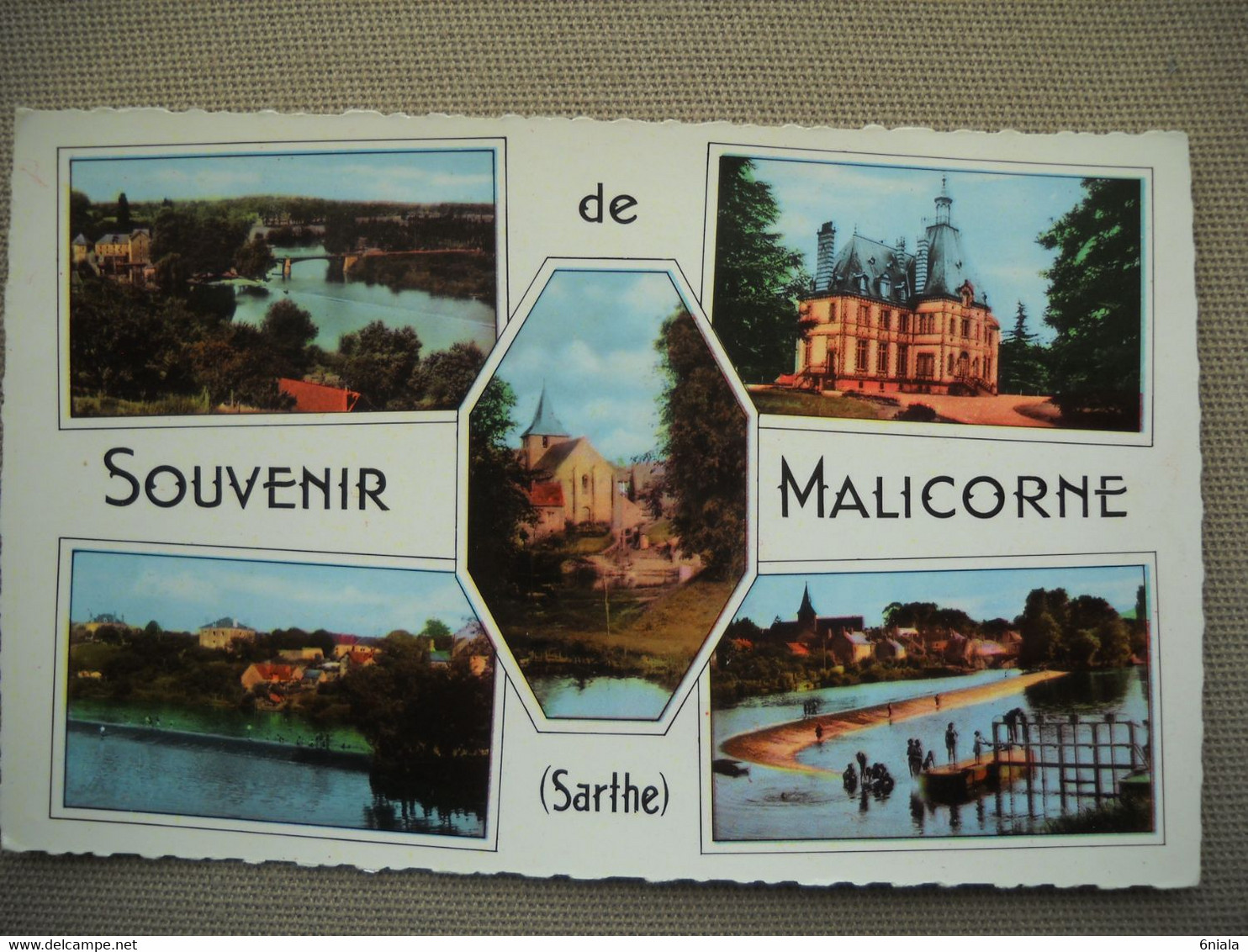 3832  Carte Postale  Souvenir De MALICORNE Vues Multiples    72 Sarthe - Malicorne Sur Sarthe