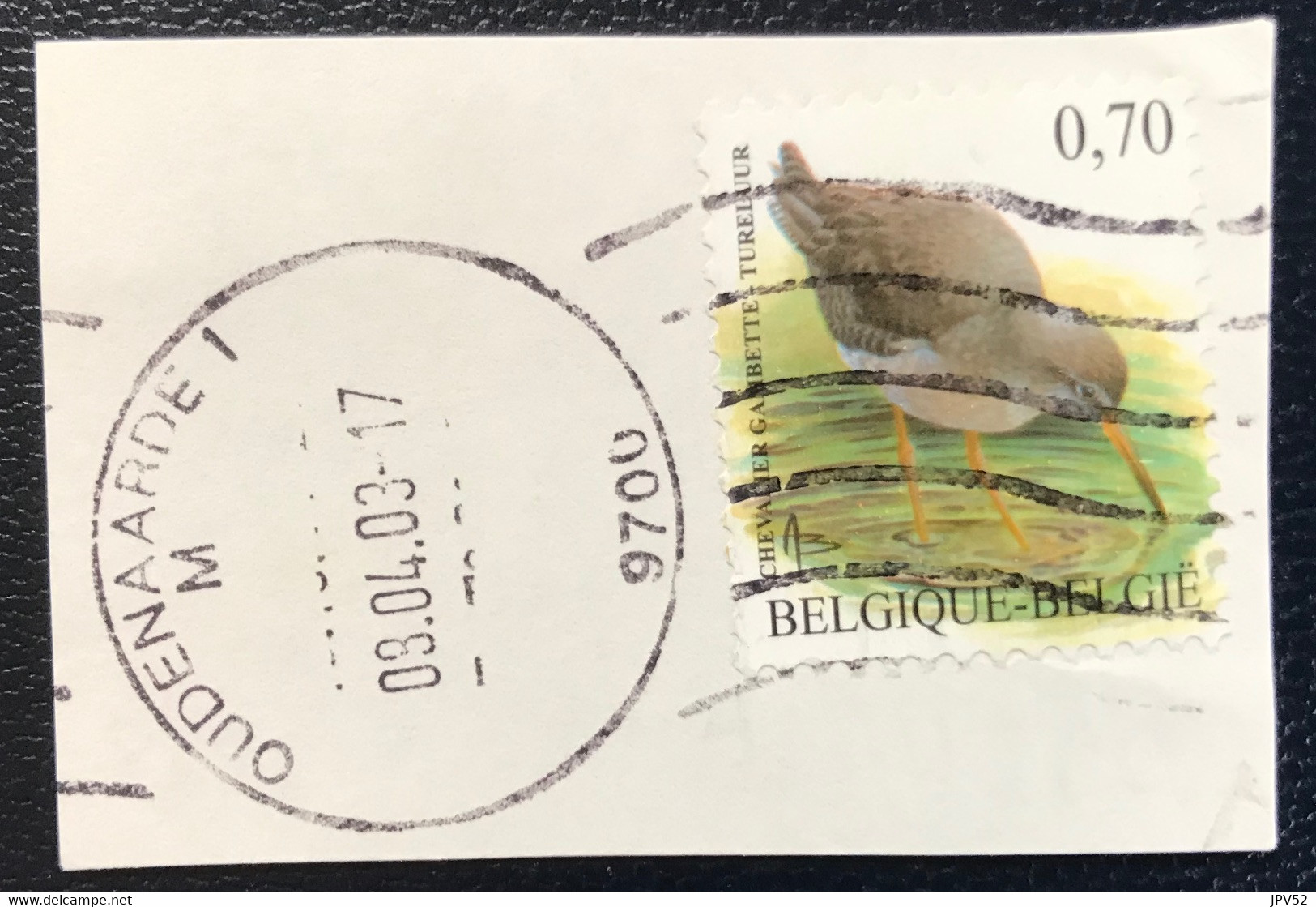 België - Belgique - P3/15 - (°)used - 2002 - Michel 3187 - Tureluur - Common Redshank - Chevalier Gambette - Oudenaarde - 1985-.. Vogels (Buzin)