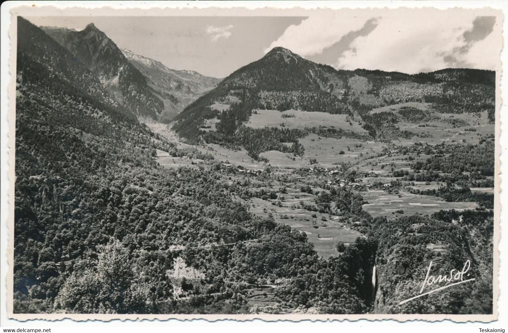 PUSSY (73.Savoie) Environs De Notre-Dame De Briançon. La Cascade. Le Mont Bellachat - Other & Unclassified