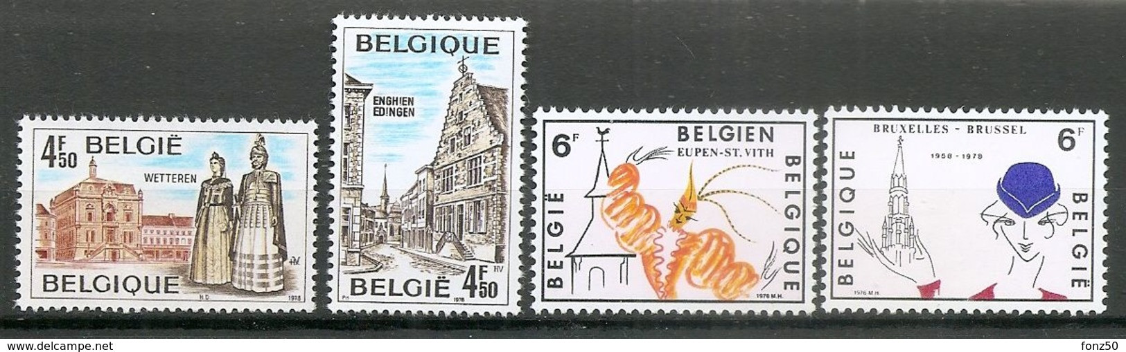 BELGIE 1978  (2) * Nr 1907/10 * Postfris Xx * ONDER DE POSTPRIJS - Nuevos