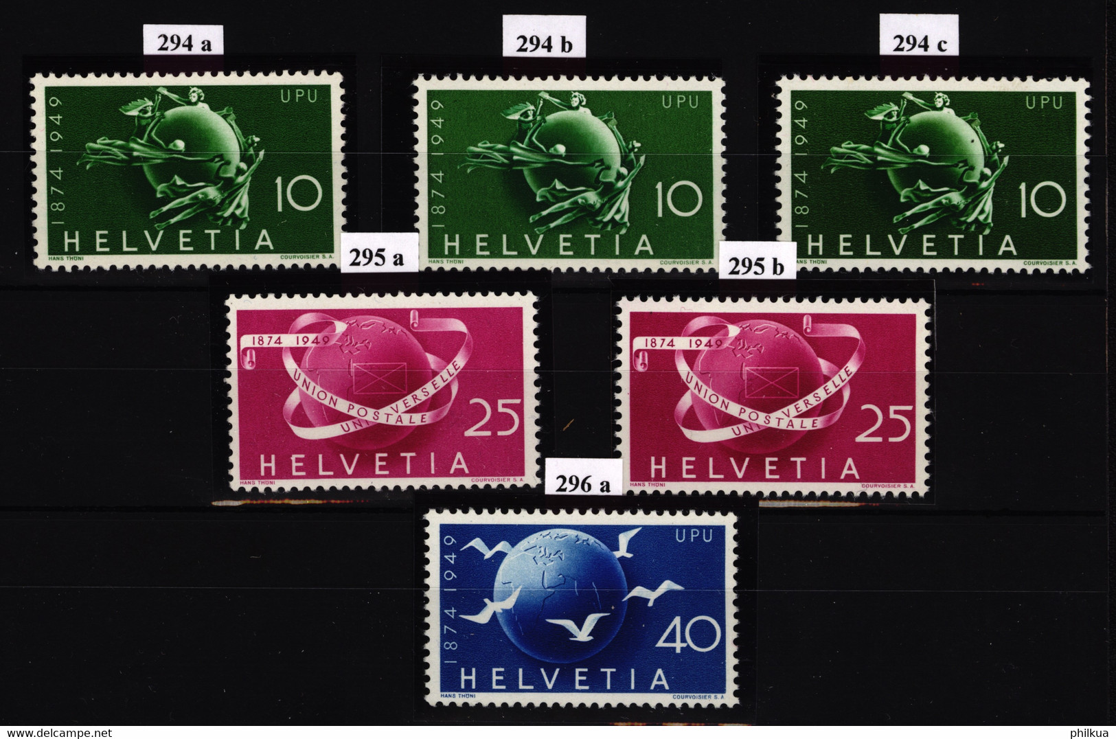 294-296 Serie Mit Farbnuancen - Postfrisch/**/MNH - Variétés