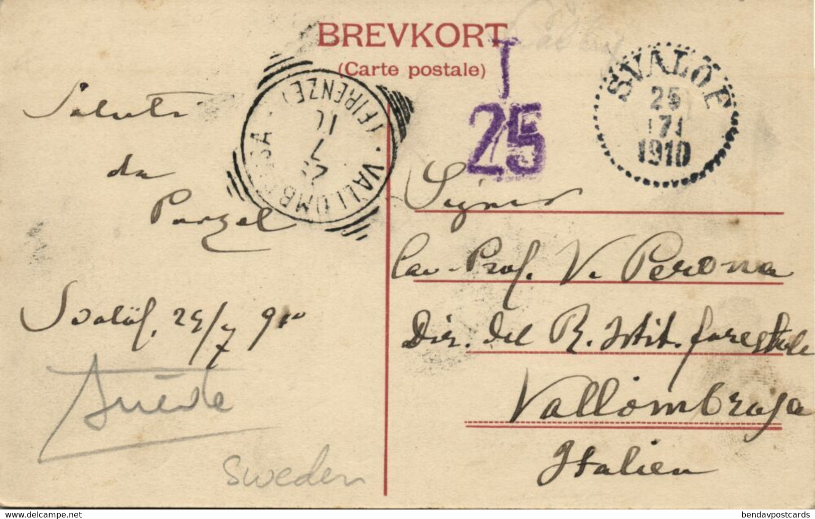 Sweden, SVALÖF, Per Bondessons Landtbruksaktiebolag (1910) Postcard - Suecia