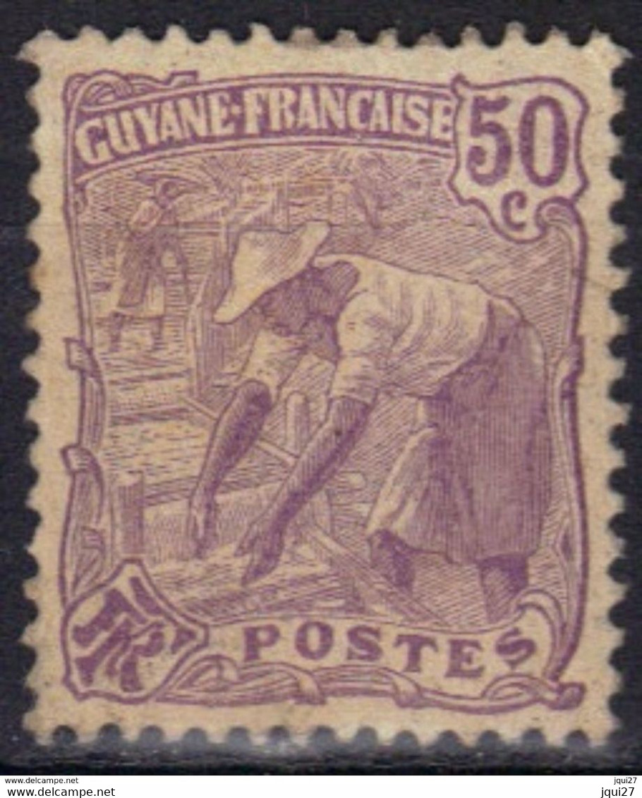 Guyane N° 61 * - Unused Stamps