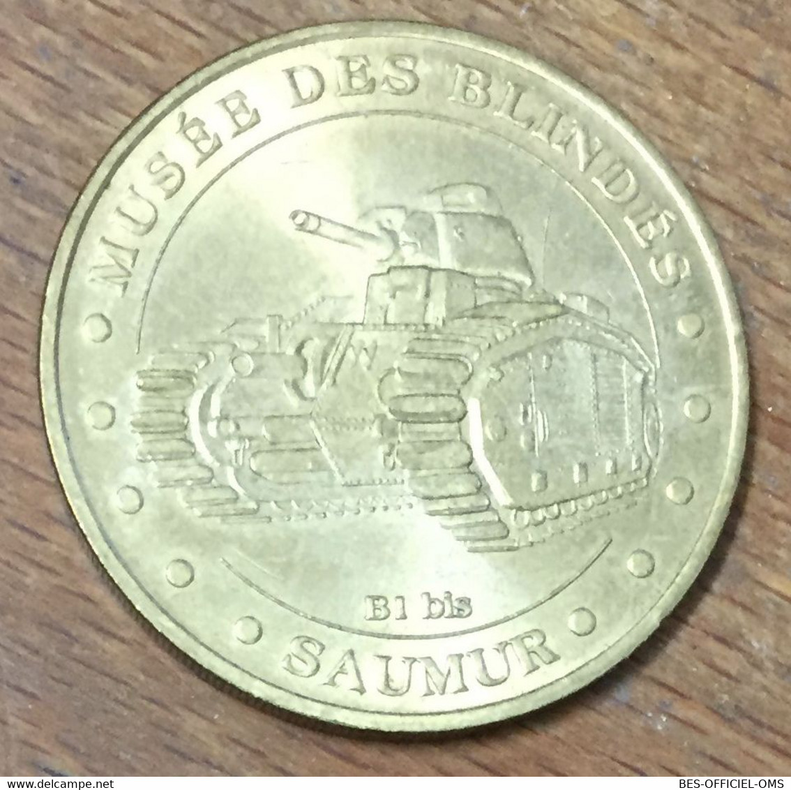 49 SAUMUR CHAR B1 BIS 39/45 WW MDP 2005 MÉDAILLE SOUVENIR MONNAIE DE PARIS JETON TOURISTIQUE TOKEN MEDALS COINS - 2005