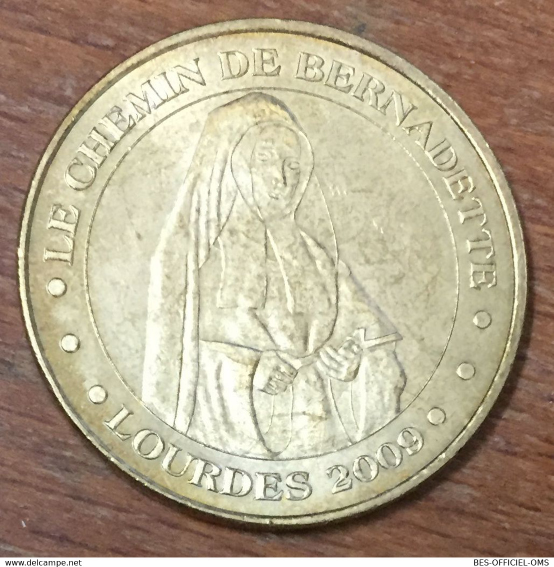 65 LOURDES LE CHEMIN DE BERNADETTE MDP 2009 MÉDAILLE SOUVENIR MONNAIE DE PARIS JETON TOURISTIQUE MEDALS COINS TOKENS - 2009