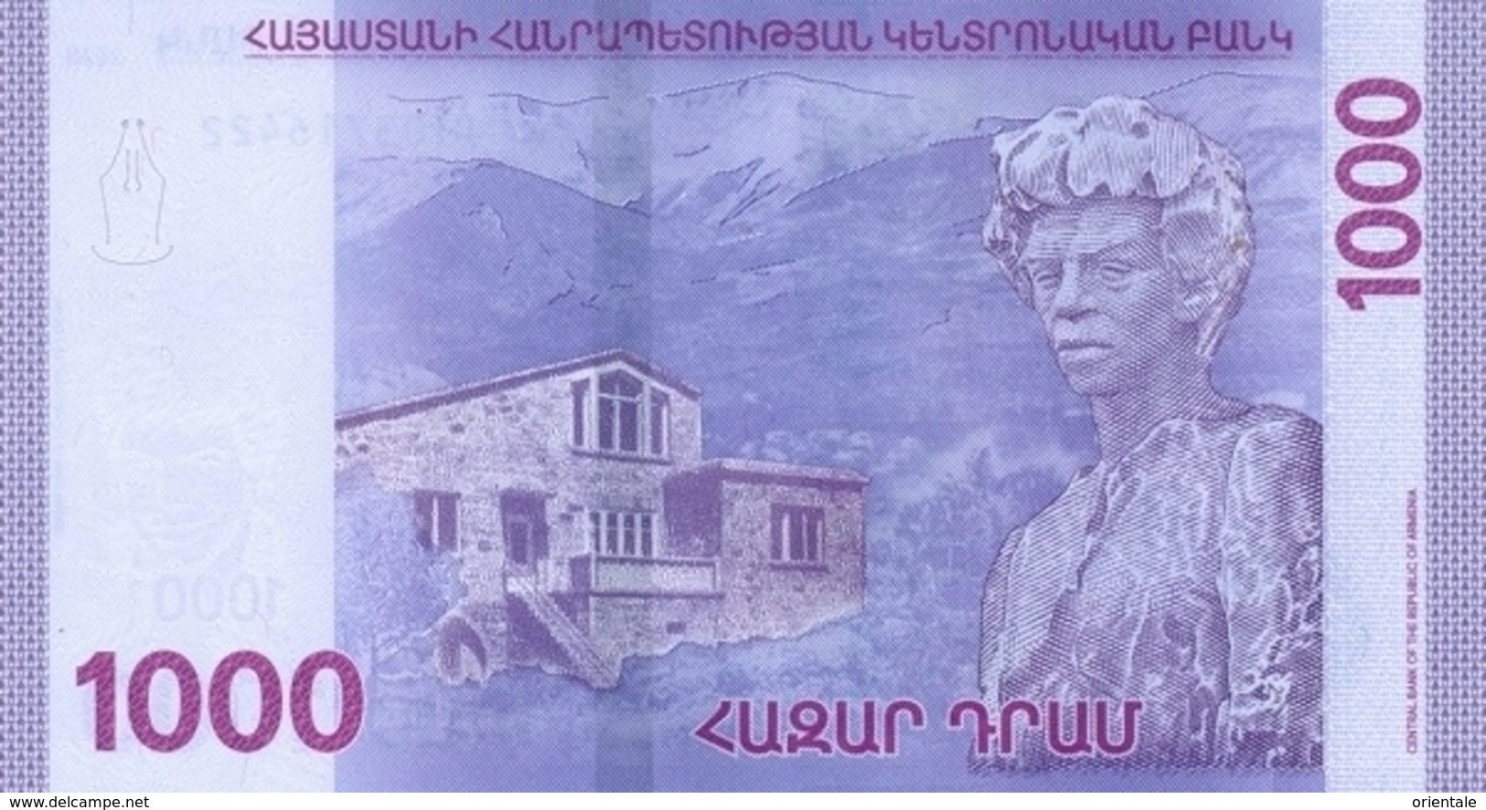 ARMENIA P. NEW  1000 D 2018 UNC - Armenia