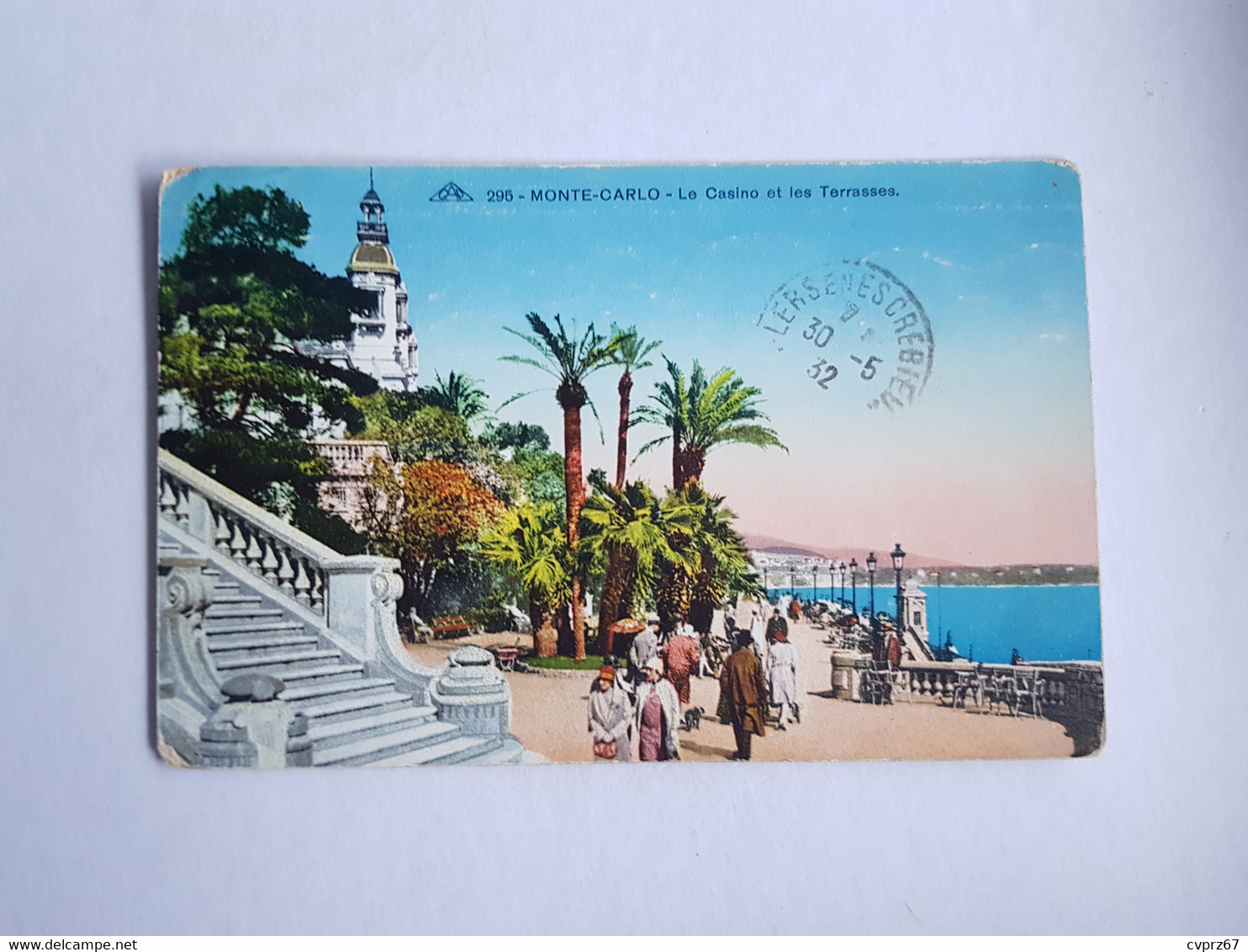 CPA Monaco, Monte Carlo, Le Casino Et Les Terrasses, 1932 - Terrassen