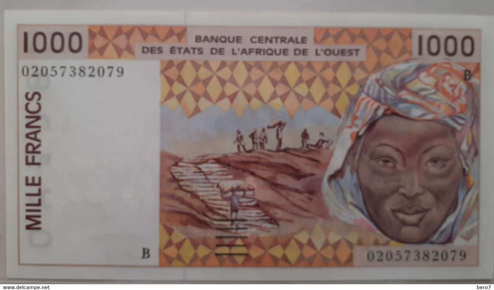 BENIN West African States 1000 Francs 2002 Benin UNC "B" Banque Centrale Des Etates De L'Afrique De L'Ouest - Benin