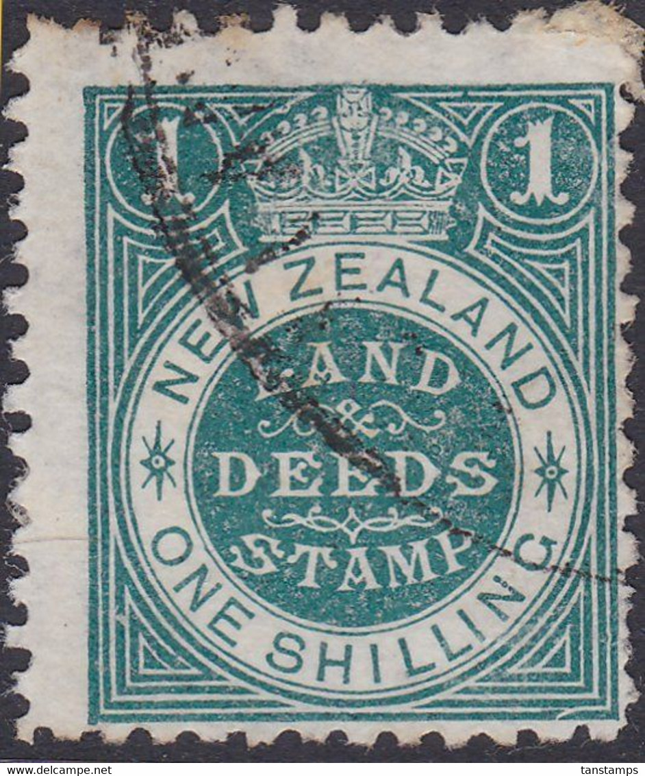 NEW ZEALAND REVENUE Land & Deeds Small 1s - Sonstige & Ohne Zuordnung