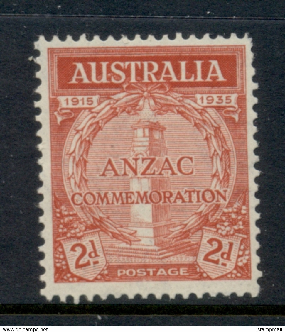 Australia 1935 ANZAC Gallipoli Landing 20th Anniv. 2d MLH - Ungebraucht