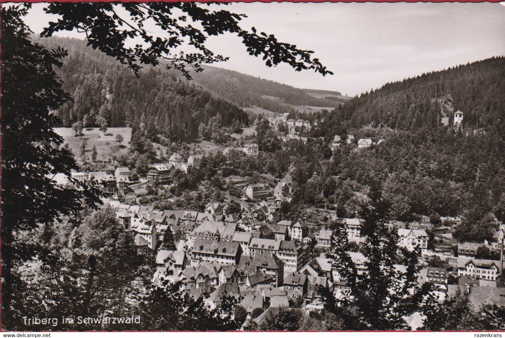 Triberg Edit. Hotel Uber 'm Wasserfall (Schwarzwald Baar Kreis)  Baden-Wuerttemberg CPA AK Deutschland Ansichtskarte - Triberg