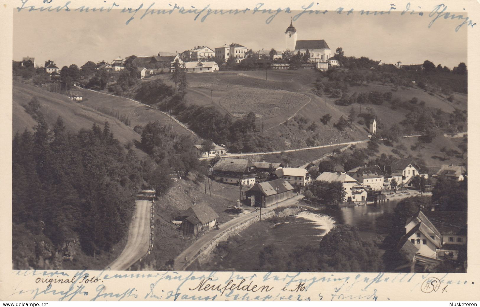 Deutsches Reich PPC Neufelden Alfred Steiner, Linz NEUFELDEN 1941 Echte Real Photo Véritable (2 Scans) - Rohrbach