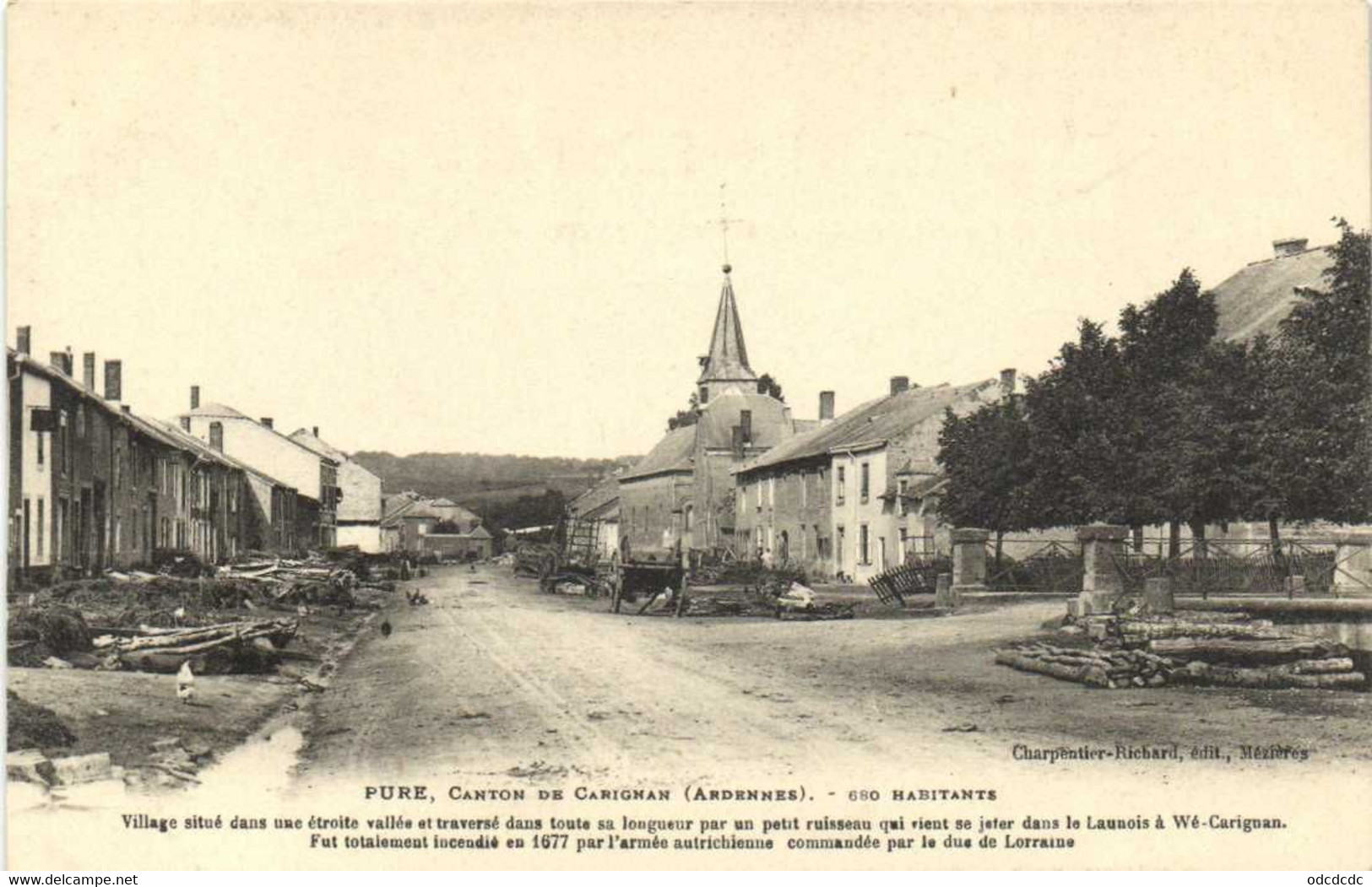 FURE Canton De Carignan ( Ardennes) Recto Verso - Altri & Non Classificati