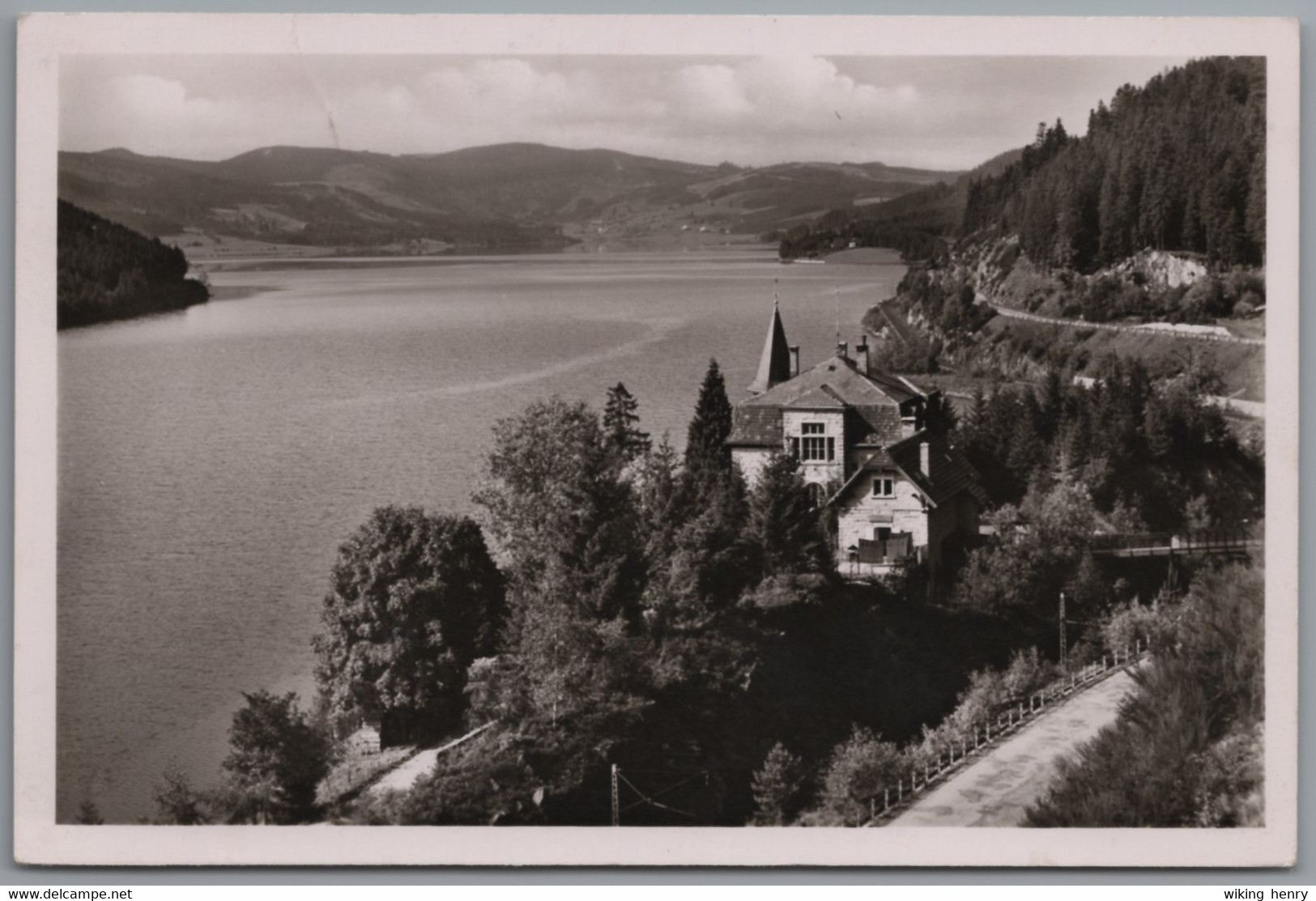 Schluchsee Seebrugg - S/w Café Pension Hubertus  Nebengebäude Ohne Anbau (abgerissen) - Schluchsee