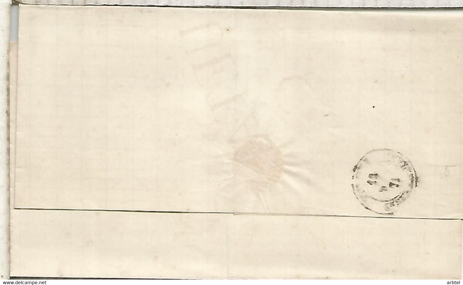 GOBIERNO PROVISIONAL  ENVUELTA  DE ANDOAIN A TOLOSA GUIPUZCOA 1871 - Lettres & Documents