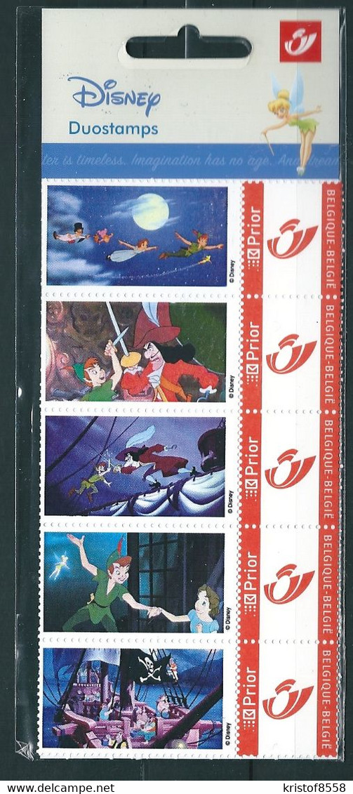 [1580_007] Duo Stamp  - Disney Peter Pan - Mint