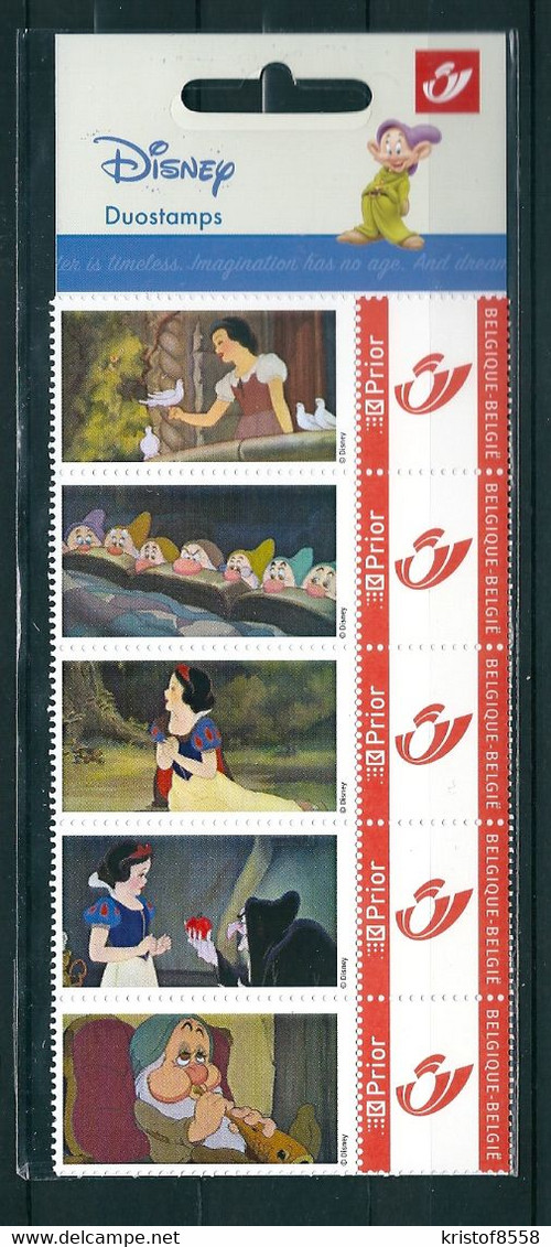 [1580_011] Duo Stamp  - Disney SnowWhite - Postfris