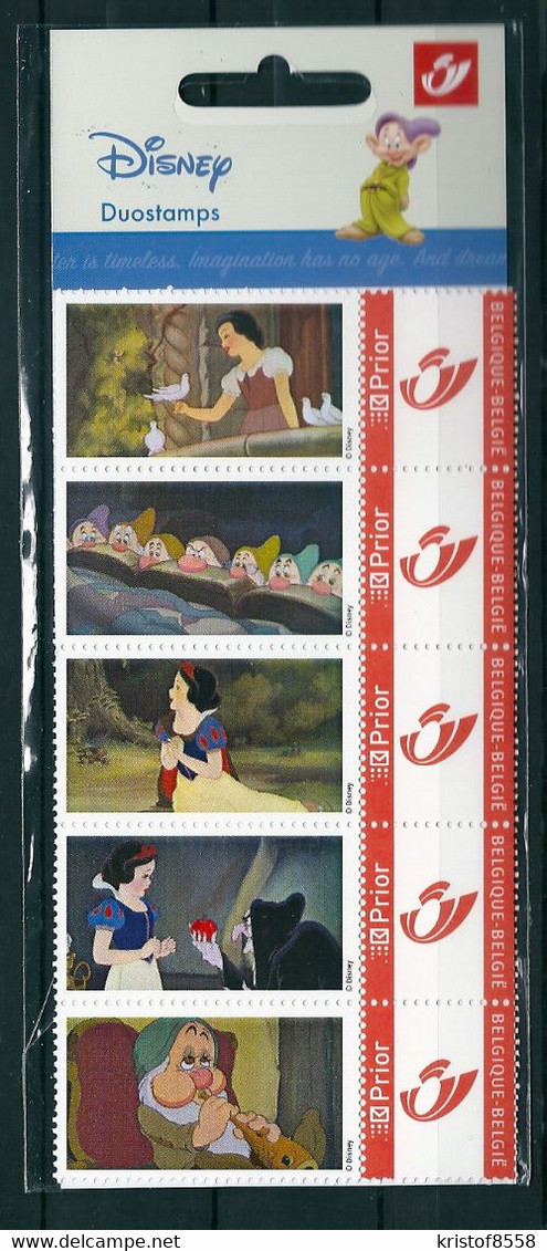 [1580_012] Duo Stamp  - Disney Snow White - Mint