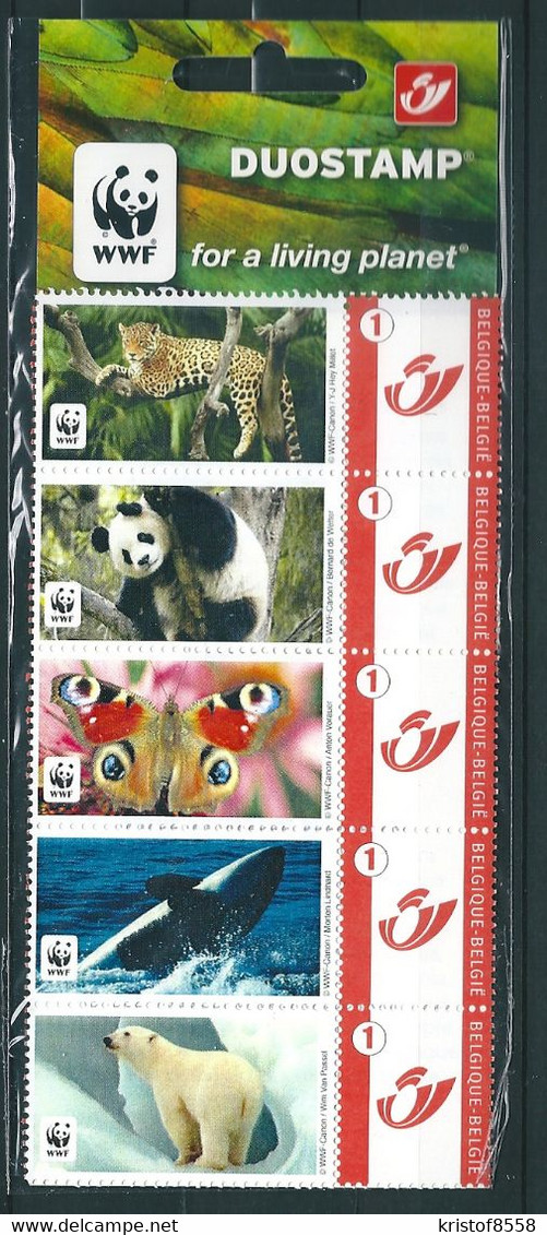 [1580_017] Duo Stamp  - WWF - Ungebraucht