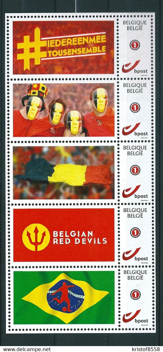 [1580_050] Duo Stamp -  Red Devils - Zelfklever - Neufs