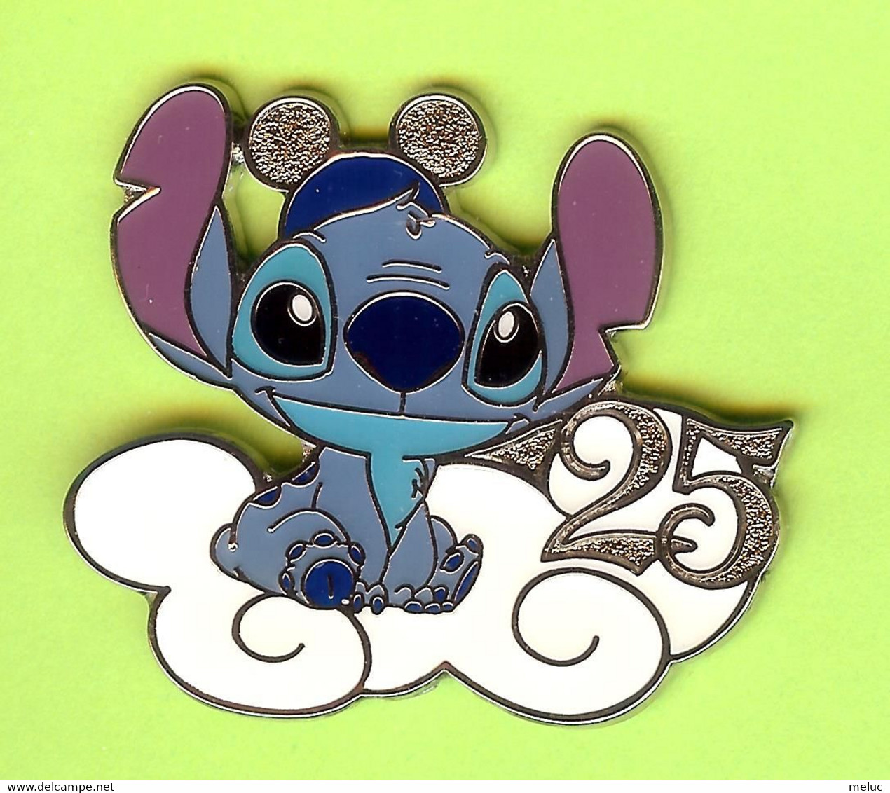 Pin's BD Disney Stitch 25ième Nuage - 4E06 - Disney