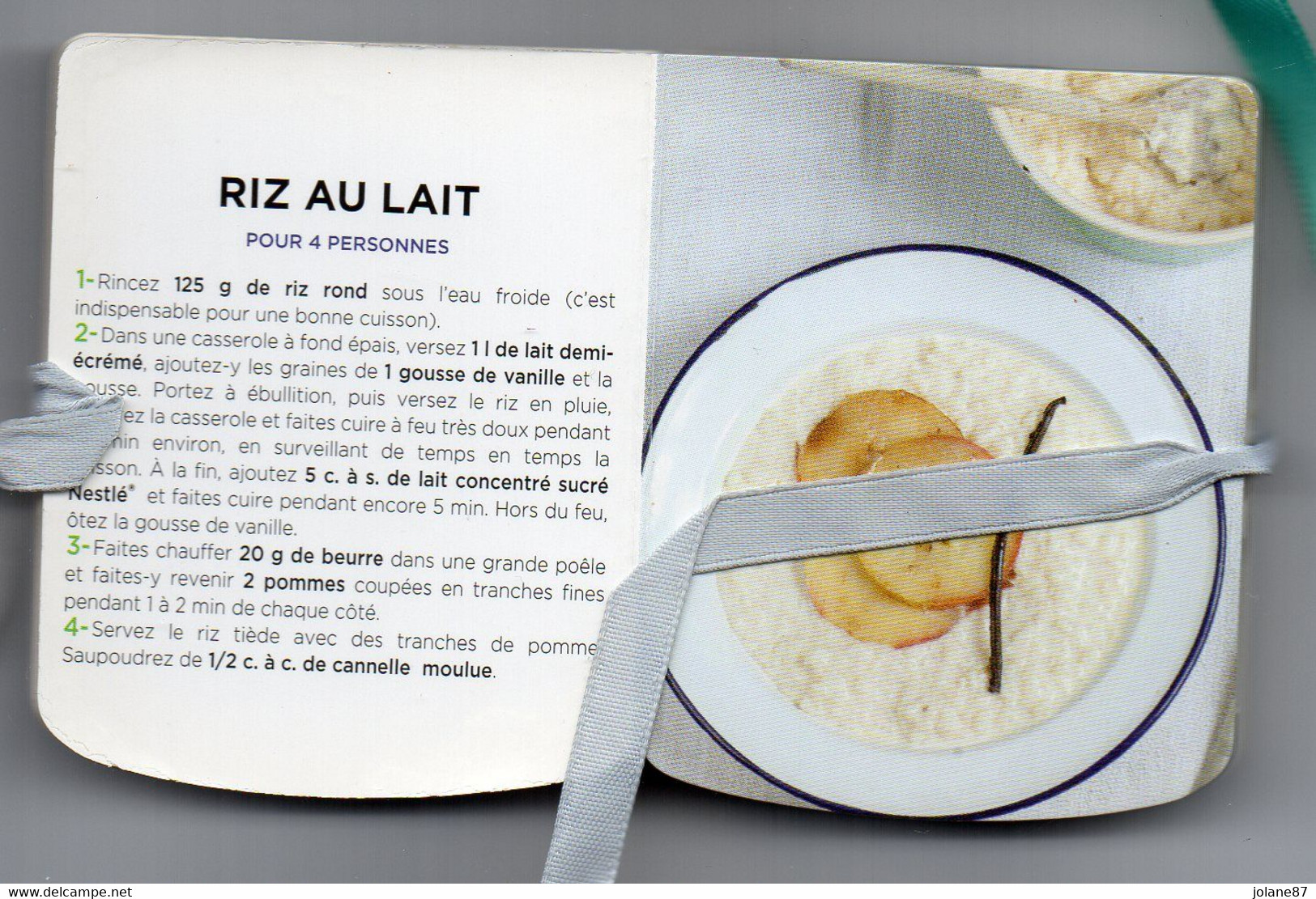 MAGNET LIVRE DE RECETTE   -    NESTLE LAIT CONCENTRE SUCRE - Publicitaires