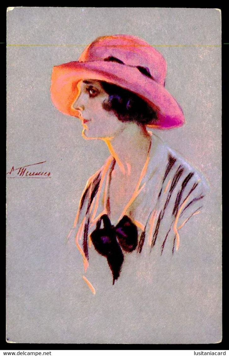 FRANCE - ILLUSTRATEURS  -« Suzanne Meunier» -"Minois De Parisiennes" (Ed. R. & Cie. Série  61 Nº 1 ) Carte Postale - Meunier, S.