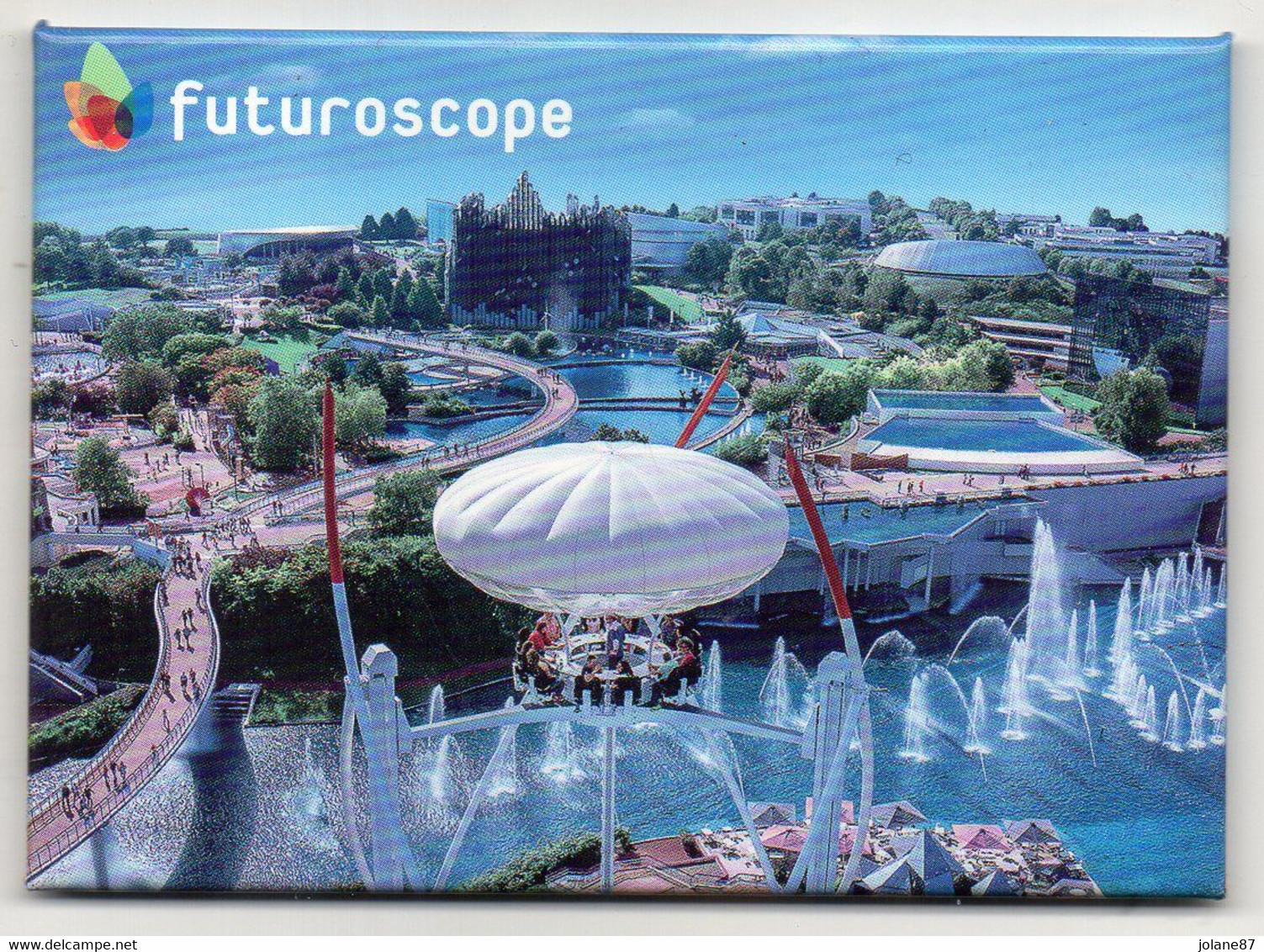MAGNET  9 X 6.5 CM    -     FUTUROSCOPE - Tourism