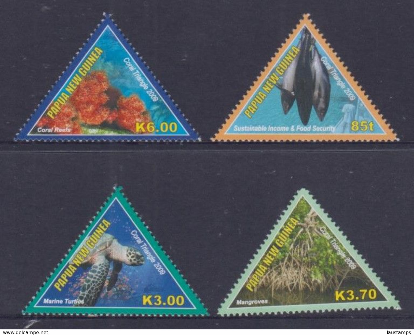 Papua New Guinea 2009 Coral Triangle Stamps MNH - Papua-Neuguinea