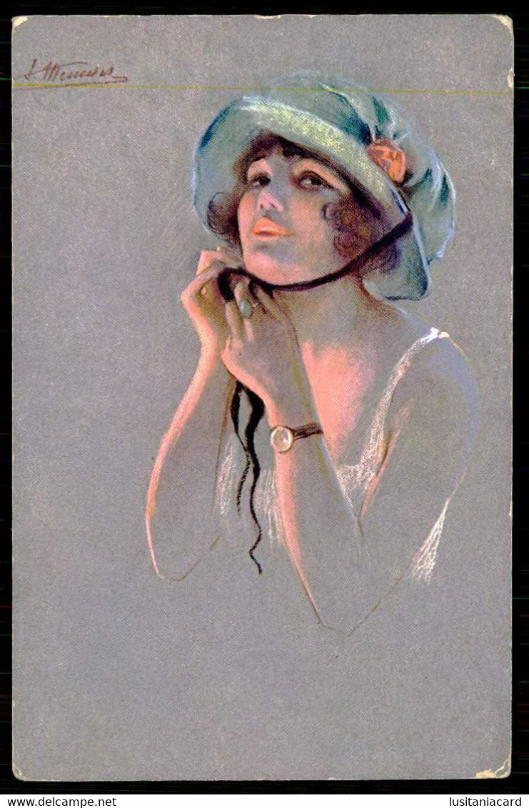 FRANCE - ILLUSTRATEURS  -« Suzanne Meunier» -"Minois De Parisiennes" (Ed. R. & Cie. Série  61 Nº 6 ) Carte Postale - Meunier, S.