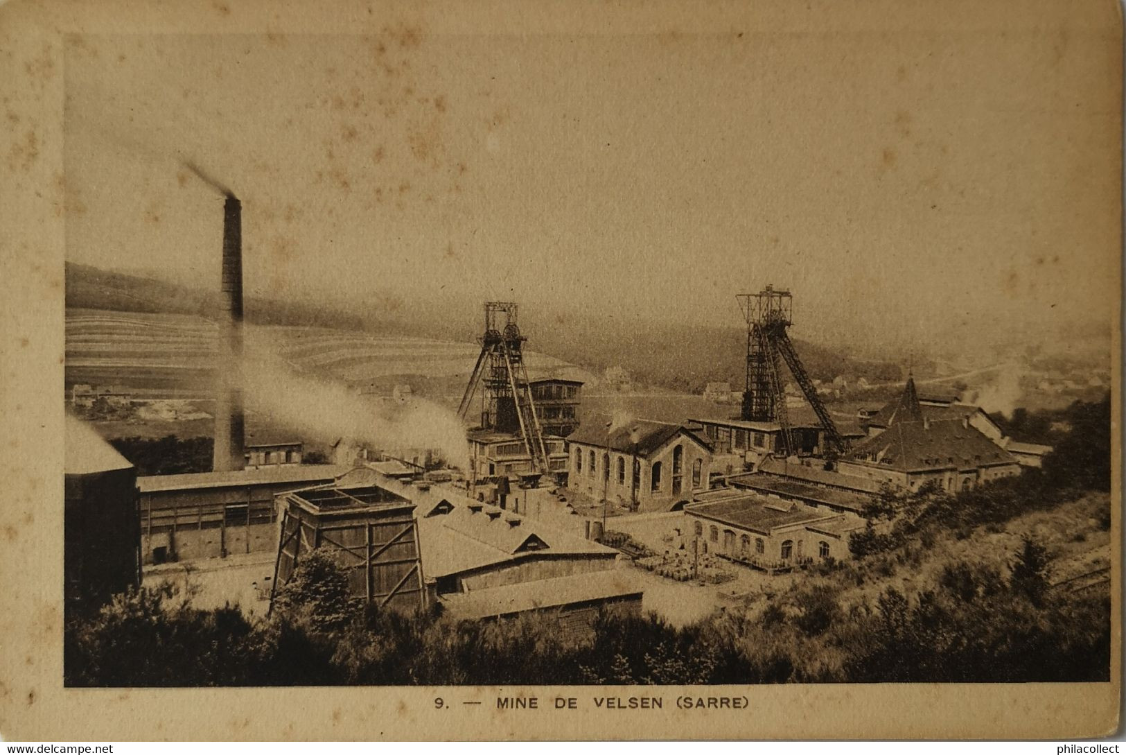 Saarland (Sarre) Mine (Cole Mining) De Velsen 19?? - Autres & Non Classés