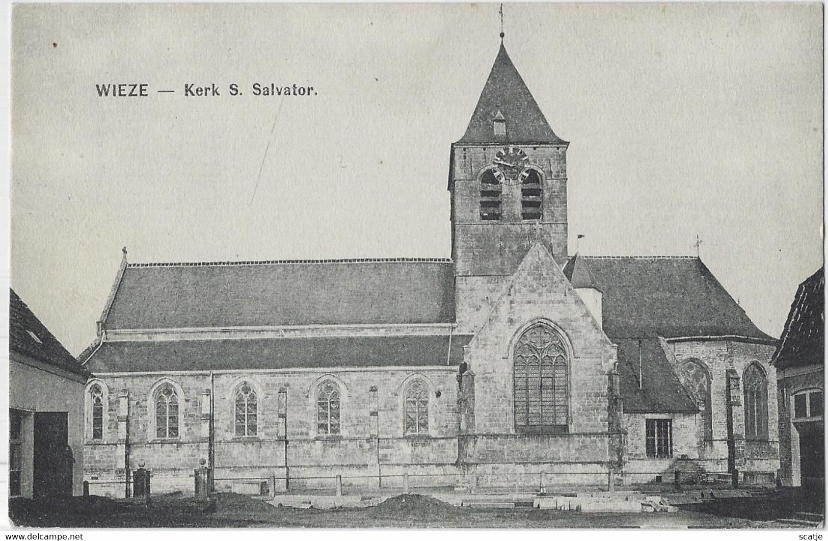 Wieze.  -   Kerk  S. Salvator. - Lebbeke