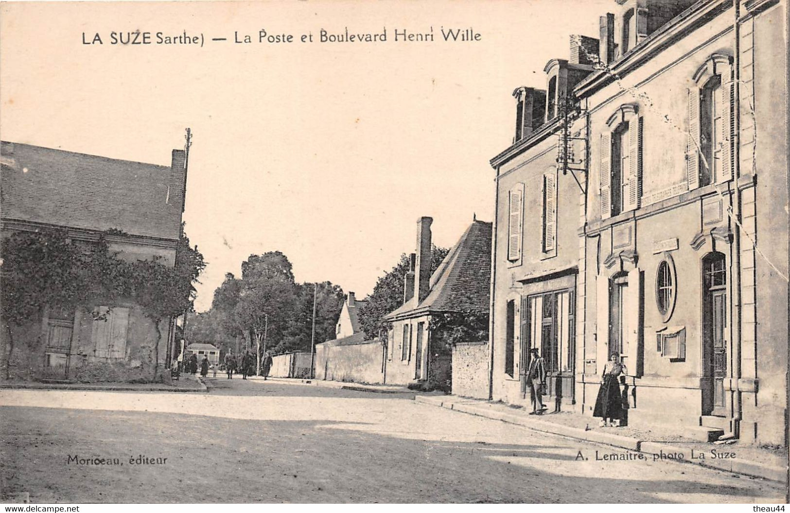 ¤¤  -   LA SUZE    -   La Poste Et Boulevard Henri Wille      -   ¤¤ - La Suze Sur Sarthe