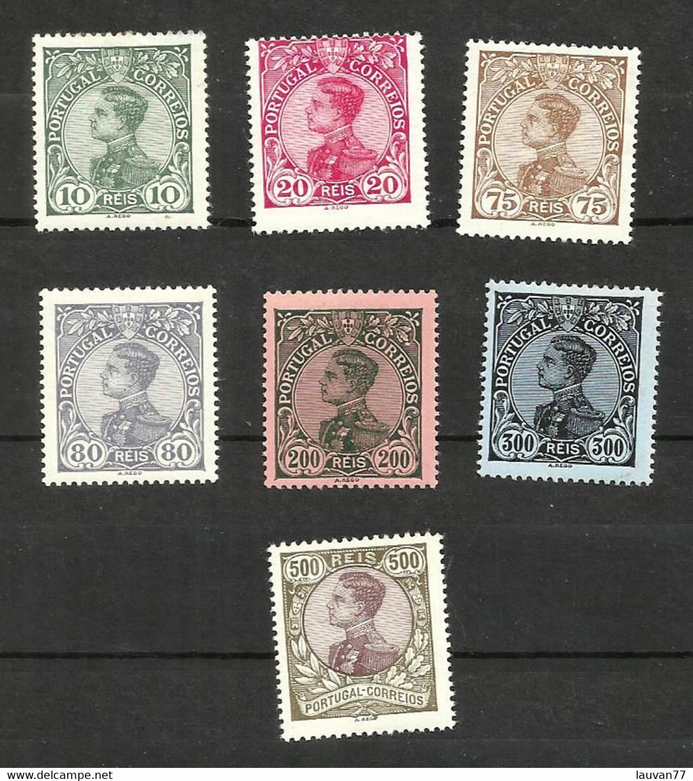 Portugal N°156, 158, 161, 162, 164 à 166 Neufs Avec Charnière* Cote 43.20 Euros - Unused Stamps