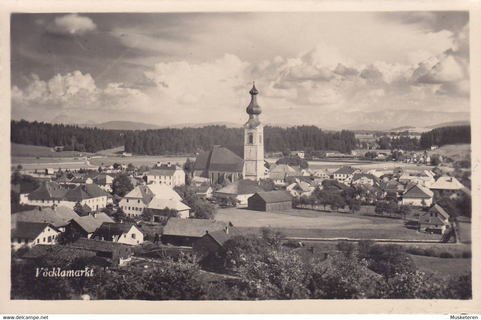 Austria PPC Vöcklamarkt 1948 Echte Real Photo Véritable (2 Scans) - Vöcklabruck