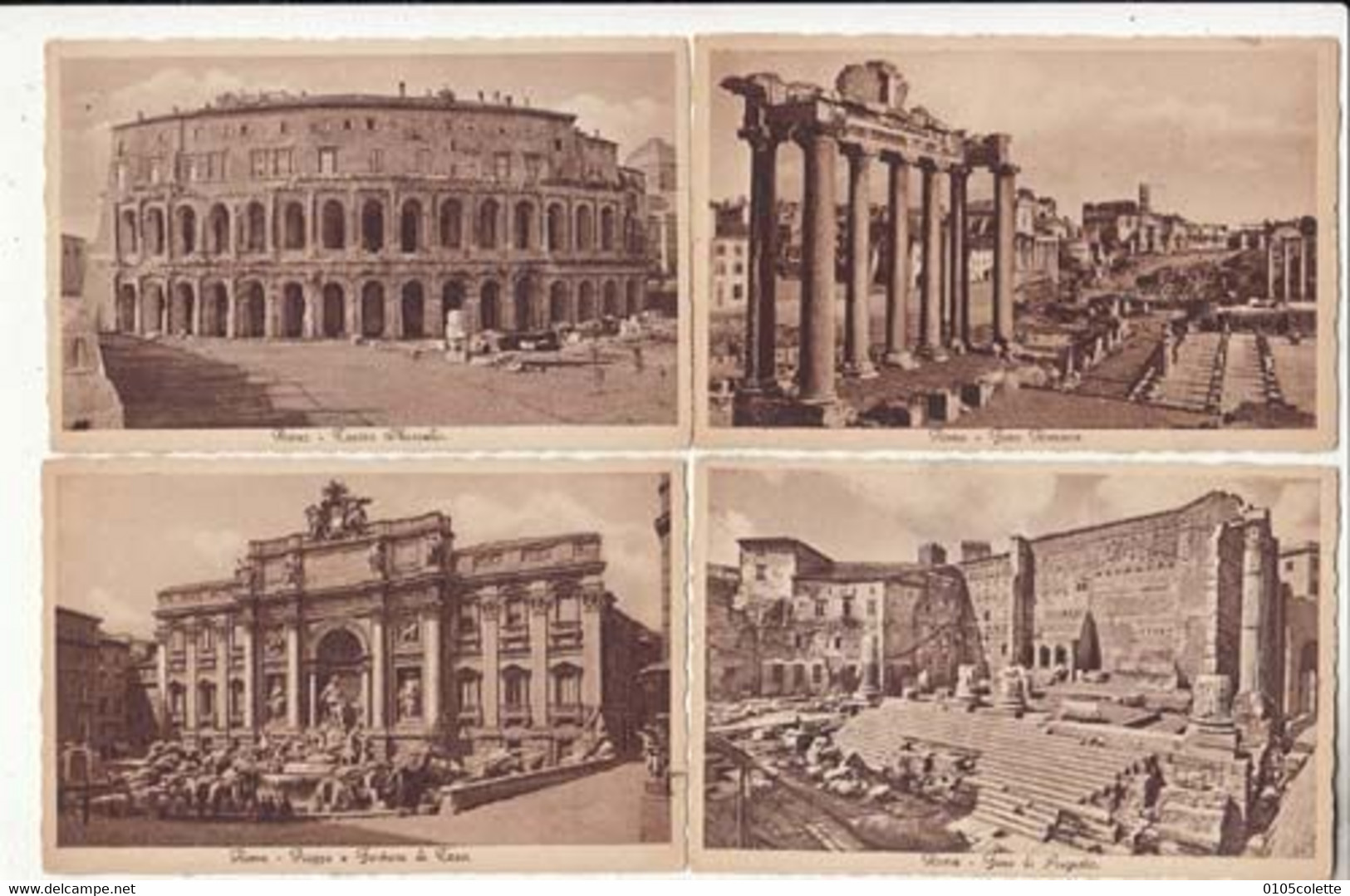 Rome - Rom -  16 Cartes  : Achat Immédiat - ( Cd037 ) - Collections & Lots