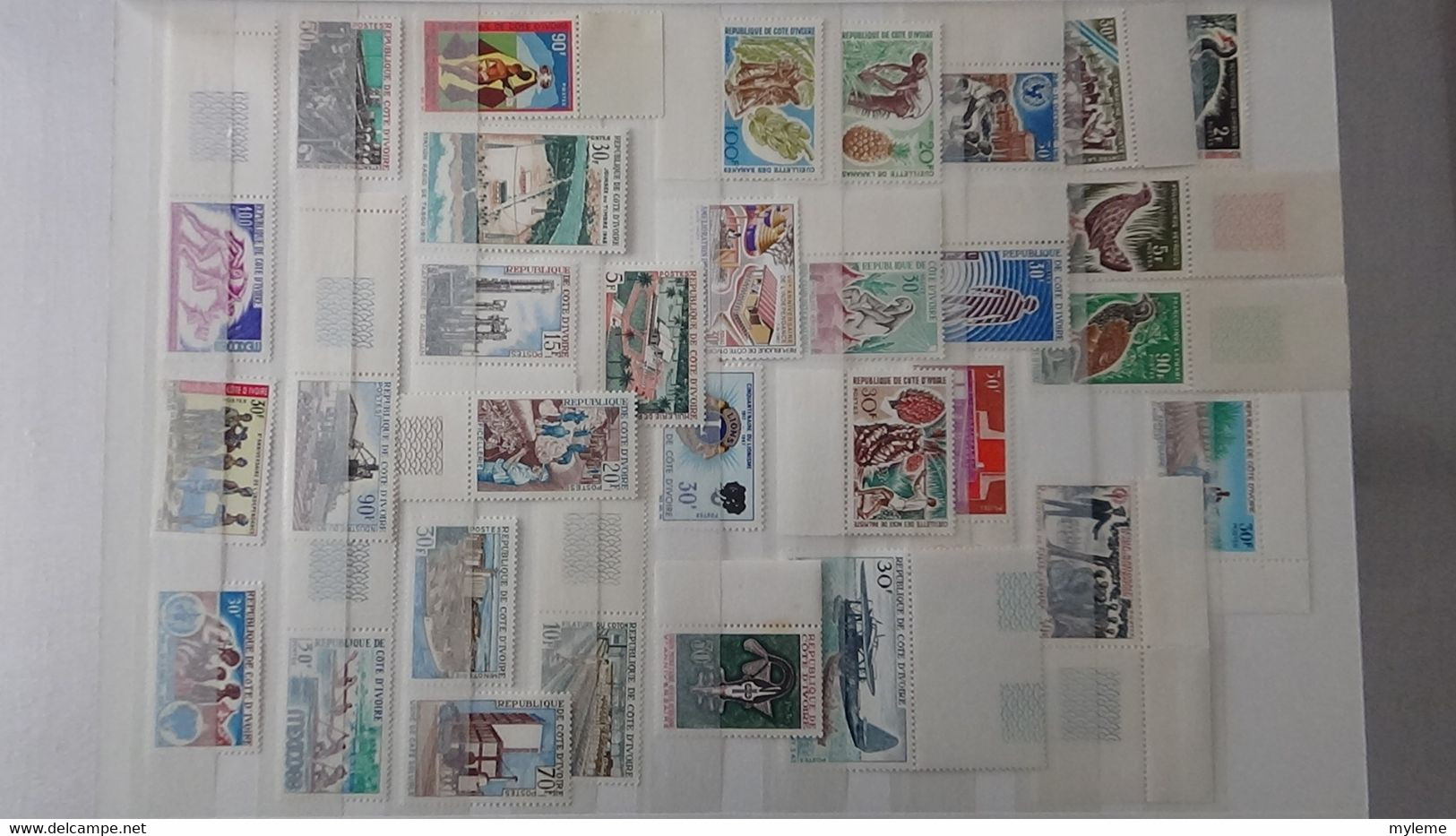 L43 Collection timbres ** de différents pays d'Afrique dont Congo, Centrafrique, Dahomey, Gabon ... Voir commentaires