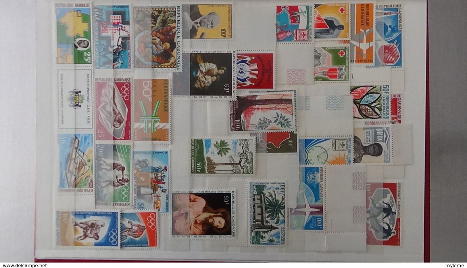 L43 Collection timbres ** de différents pays d'Afrique dont Congo, Centrafrique, Dahomey, Gabon ... Voir commentaires