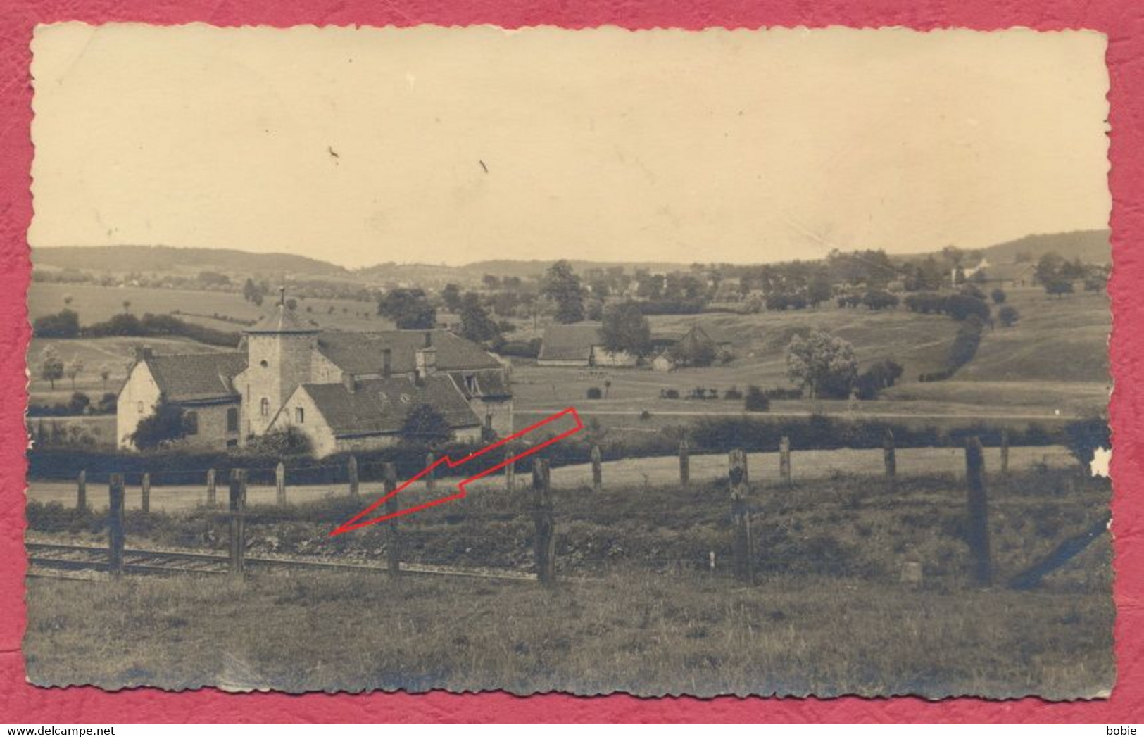 Montzen Ou Environs - Belgique Belgien : Vue Générale  Photo De 1935 - Voie Ferrée Au Premier Plan - - Altri & Non Classificati