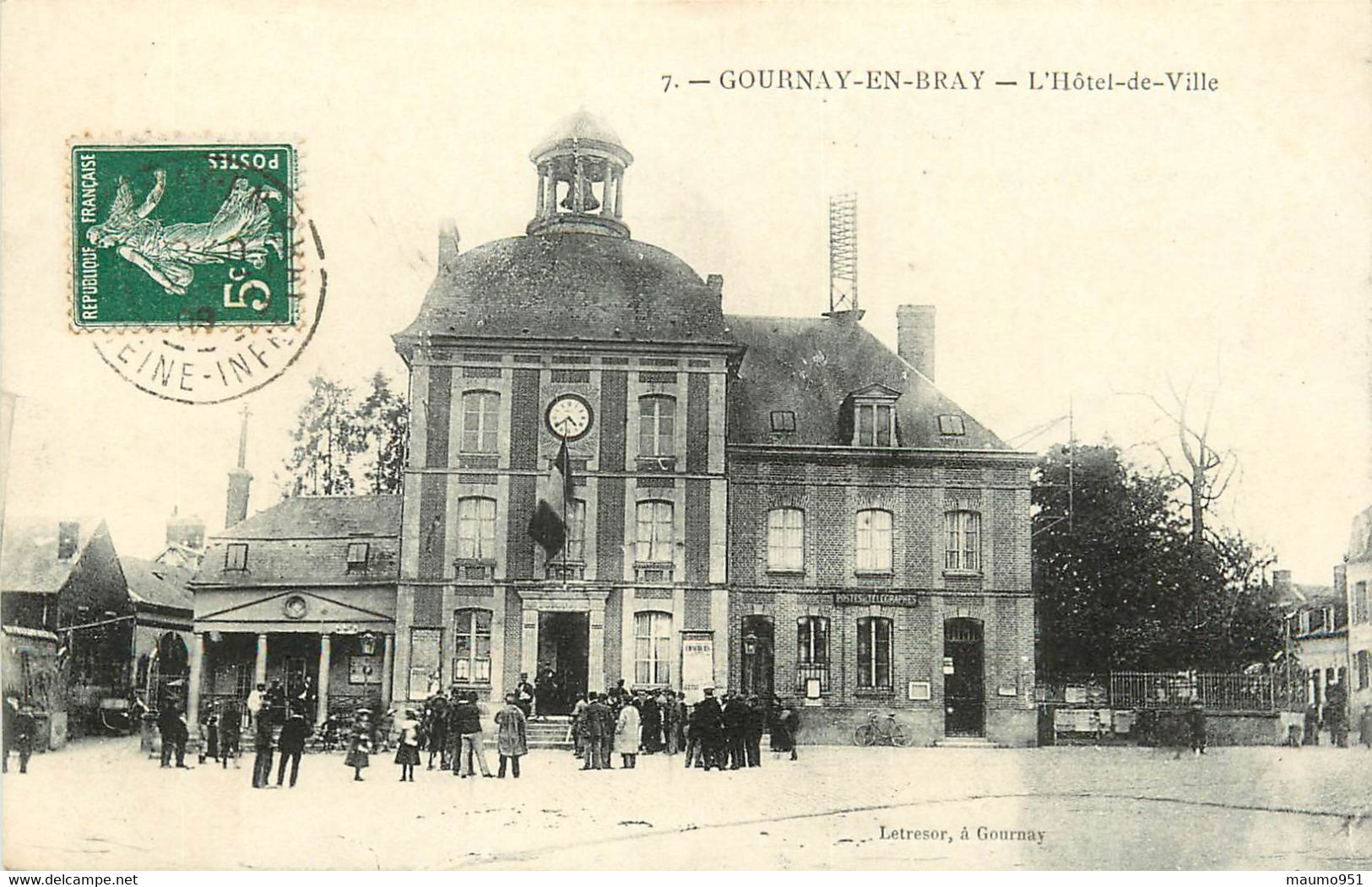 76 GOURNAY EN BRAY - HOTEL DE VILLE - Gournay-en-Bray