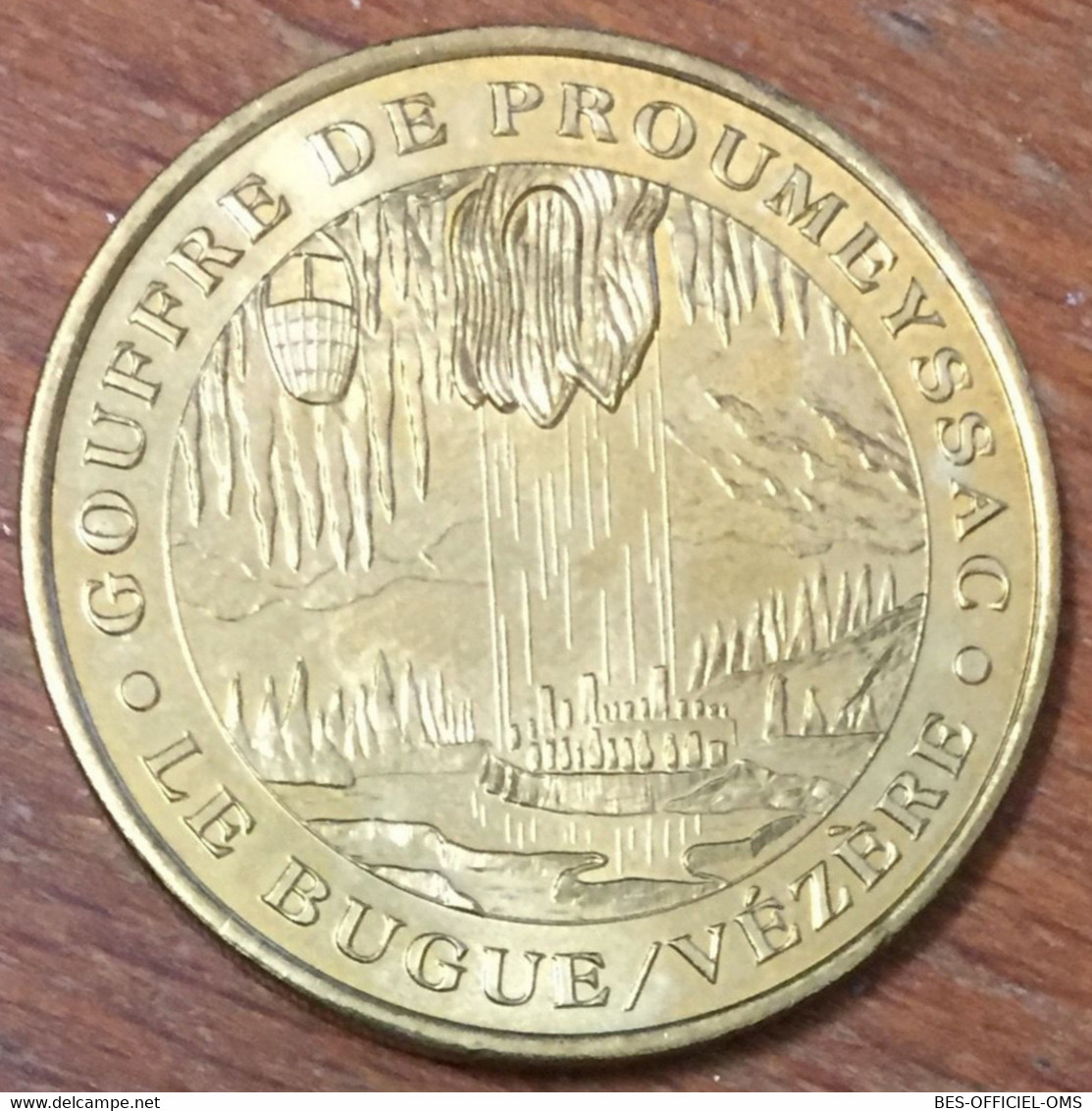 24 GOUFFRE DE PROUMEYSSAC BUGUE SUR VÉZÈRE MDP 2005 MEDAILLE MONNAIE DE PARIS JETON TOURISTIQUE MEDALS COINS TOKENS - 2005